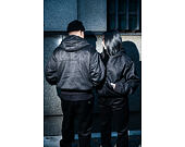 Jacke New Era - NBA Suede Hooded Jacket - LA LAkers - Black