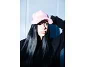Kappe Reflection Luxury Fuzzy Trucker - Koralle Pink / Weiß