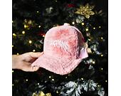 Kappe Reflection Luxury Fuzzy Trucker - Koralle Pink / Weiß
