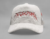 Cap Reflection Luxury Fuzzy Trucker - Oats red
