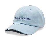 Kappe 8by8 - Dadcap - "fluent in sarcasm" - Baby Blue/Lavender