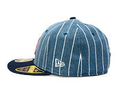 Kappe New Era - 59FIFTY Low Profile Day - Pinstripe Denim Indigo