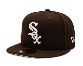 Kappe New Era - MLB Seasonal 59FIFTY - Chicago White Sox - Burnt Wood - Brown