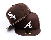 Kappe New Era - MLB Seasonal 59FIFTY - Atlanta Braves - Burnt Wood - Brown