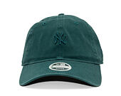 Damen Kappe New Era - MLB Washed Mini Logo 9TWENTY - NY Yankees - Pine Green