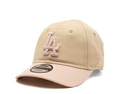 Kinder Kappe New Era - MLB Essential 9FORTY - LA Dodgers - Cream