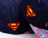 Kinder Kappe New Era - Warner Bros DC Universe 9FIFTY - Superman - Navy