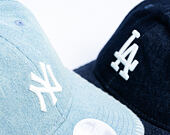 Damen Kappe New Era - MLB Denim Stitch 9TWENTY - NY Yankees - Pastel Blue