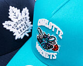 Kappe Mitchell & Ness - Charlotte Hornets - Double Clutch Pro Snapback Hwc - Teal