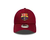 Kappe New Era - Core Logo 9FORTY - Barcelona FC - Cardinal