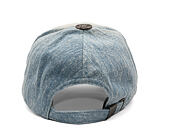 Kappe Ed Hardy - Crawling Dragon Wash Denim 5 Panel Cap - Bleach