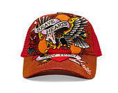 Kappe Ed Hardy - Brave Hearts 6 Panel Metallic Trucker Cap - Samba
