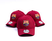 Kinder Kappe New Era - Core Logo 9FORTY Kids - Barcelona FC - Cardinal