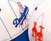 Kappe New Era - MLB Retro Linen Pinstripe 59FIFTY Retro Crown - LA Dodgers - Team Color