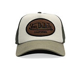 Kappe Von Dutch - Trucker - Cali Patch Olive/Brown