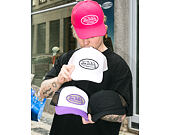 Kappe Von Dutch - Trucker - Classic Logo White/Distressed Purple Denim