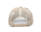Kappe New Era - Branded Denim Leather Patch 9FORTY A-Frame Trucker - Camel