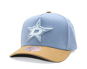 Kappe Mitchell & Ness  - NHL Frosted Peak - Pro Pinch Snapback - Dallas Stars - Blue/Green