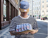 Kappe Mitchell & Ness  - NHL Frosted Peak - Pro Pinch Snapback - Dallas Stars - Blue/Green