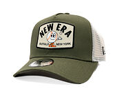Kappe New Era - Branded Summer Patch 9FORTY A-Frame Trucker - New Olive