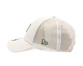 Kappe New Era - MLB Midi Homefield 9FORTY Trucker - NY Yankees - Stone / New Olive