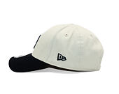 Kappe New Era - MLB World Series Patch Cooperstown 9FORTY - NY Yankees - Cream / Navy