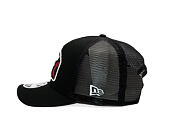 Kappe New Era - NBA Felt Patch 9FORTY M-CROWN A-Frame Trucker - Chicago Bulls - Black