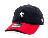 Kappe New Era - MLB Mini Logo Washed Contrast 9TWENTY - NY Yankees - Navy / Scarlet