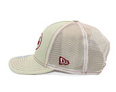 Damen Kappe New Era - Branded Denim Oval Logo 9FORTY M-CROWN A-Frame Trucker - Cream