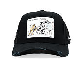 Kappe casquette PREMIUM CAPSLAB TOM & JERRY,  effet bambo finitions premium