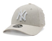 Kinder Kappe New Era - MLB Linen 9FORTY M-CROWN - NY Yankees - Stone / White