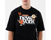 T-Shirt New Era - MLB Icon Graphic Tee - NY Mets - Black