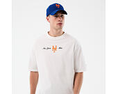 T-Shirt New Era - MLB Script Oversized Tee - NY Mets - White