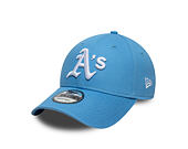 Kappe New Era - MLB Essential 9FORTY - Oakland Athletics - Blue / White