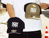 Kappe New Era - Branded Reflective 9FORTY M-CROWN A-Frame Trucker - New Olive