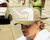 Kappe New Era - Branded Wild West Patch 9FORTY M-CROWN A-Frame Trucker - New Olive / Stone