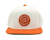 Kappe Brixton - Oath Iii Snapback - Off White/Burnt Orange