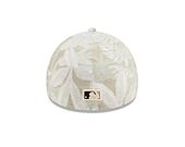 Kappe New Era - MLB Three Looms "Leafy Palm" 59FORTY A-Frame - NY Yankees - Stone