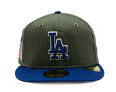 Kappe New Era - MLB Three Looms "American Herringbone" 59FIFTY - LA Dodgers - Team Color