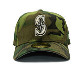 Kappe New Era - MLB Ripstop Camo 59FORTY - Seattle Mariners - Woodland Camo