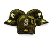 Kappe New Era - MLB Ripstop Camo 59FORTY - Seattle Mariners - Woodland Camo