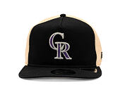 Kappe New Era - MLB "Summer Twine Grained" 9FIFTY - Colorado Rockies - Team Color / Open Market Tan