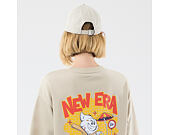 T-Shirt New Era - Branded Food Character Oversized Tee - Stone