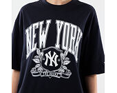 T-Shirt New Era - MLB Arch Graphic Oversized Tee - NY Yankees - Navy