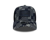 Kappe New Era - F1 Pattern Denim 9FORTY A-Frame Trucker - RED BULL F1 - Navy Blue