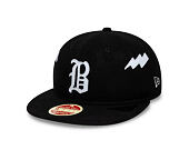 Kappe New Era - MLB IMAGE DROP Heritage 9FIFTY Retro Crown - Atlanta Braves - Black