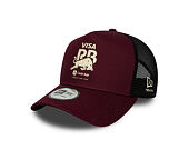 Kappe New Era - F1 Seasonal 9FORTY A-Frame Trucker - Visa Cash App RB - Burgundy