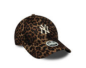 Damen Kappe New Era - MLB Cosy Leopard 9FORTY - NY Yankees - Deep Auburn / Black