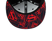 Kinder Kappe New Era - DC Piping 9FIFTY - Superman - Royal / Navy