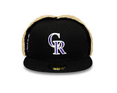 Kappe New Era - MLB World Series Cooperstown Dog-Ear 59FIFTY - Colorado Rockies - Black